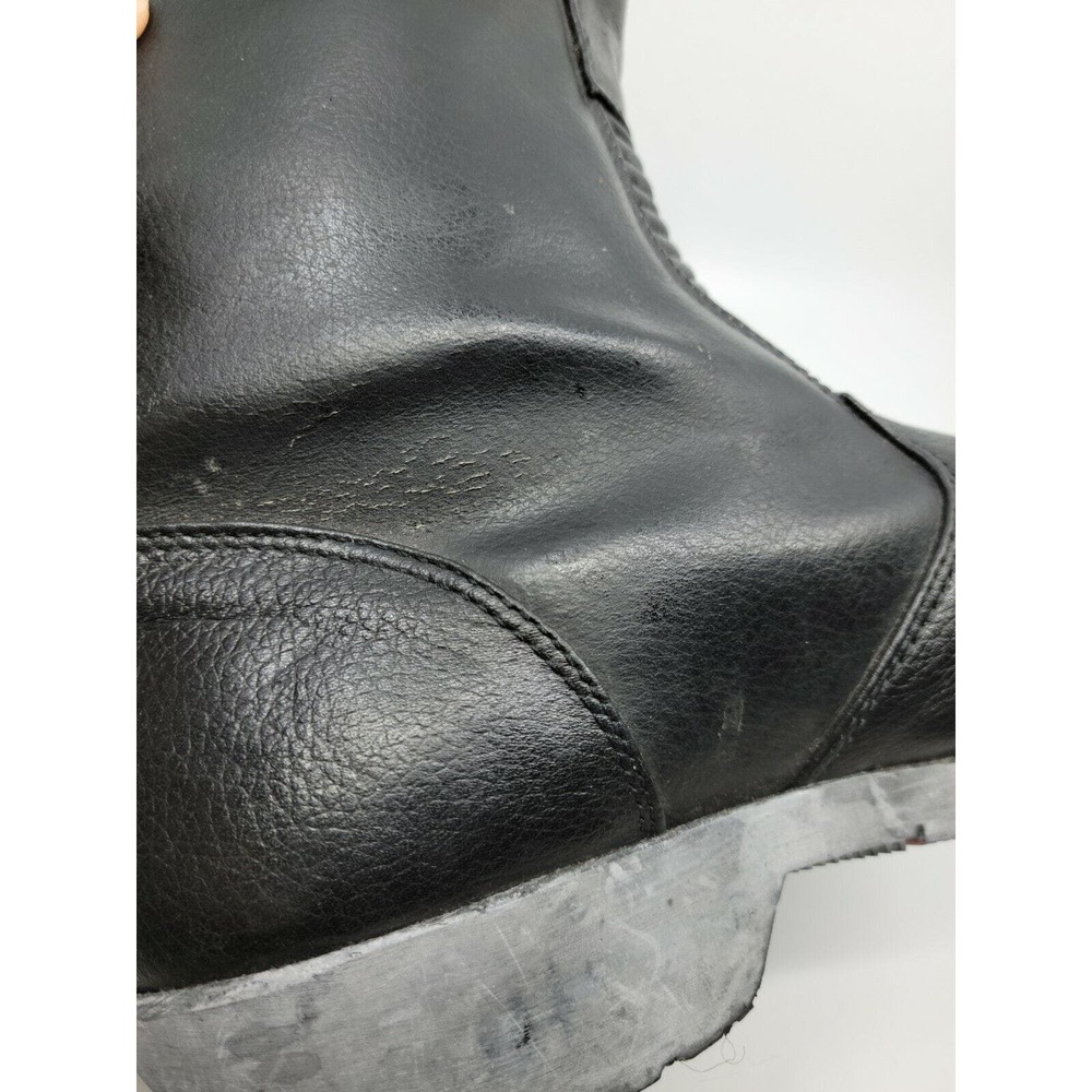 Vintage Fieldsheer Black Leather Motorcycle Biker Moto Boots Women's 7 - Picture 7 of 12